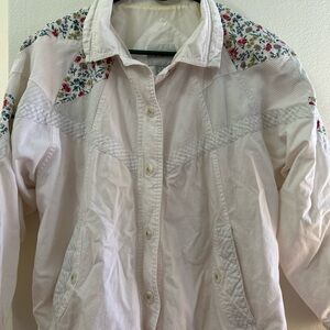 Floral Embroidered Women's Jacket Vintage